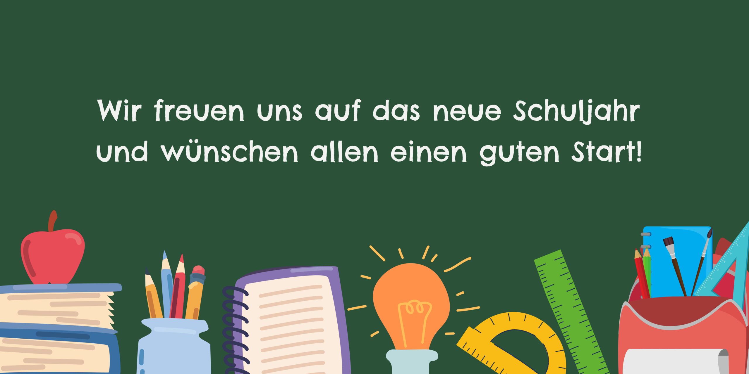 Banner Schulstart Banner Schulstart